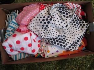 Box of material...