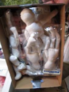 Doll bodies and heads...