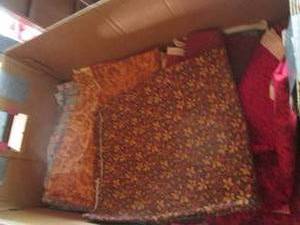 Lot of material for clothepin bags...