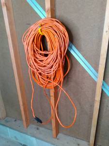 Extension cords Both a 50foot int...
