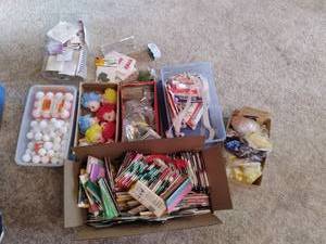 Large lot of crafting supplies incl...