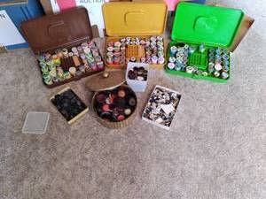 Vintage thread boxes FULL of thread...