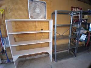 Metal 5 tier storage shelf that mea...