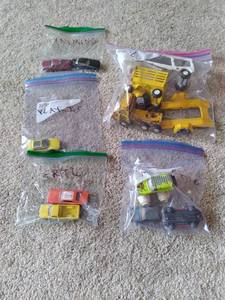 Lot of Vintage die cast metal cars ...