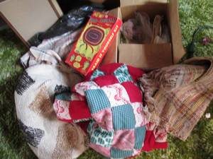 Lot of braided rugs and vintage rug...