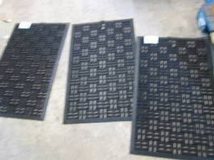 3 TrafficMaster Rubber Door Mats wi...