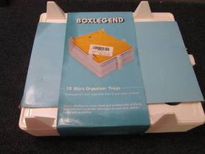 10 Shirt Organizer Trays...