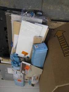 Stack of Assorted Shelving & Storag...