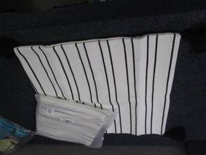 2 Tasseled 18 inch Pillow Covers...