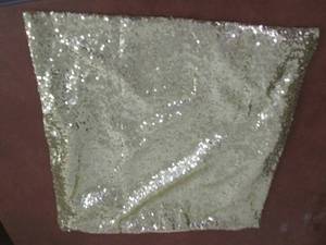4 Gold Sequinned Pillow Covers 18 i...