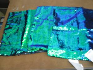 3- 16 inch Sequinned Pillow Covers...