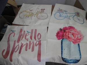 2- 4pk Pillow Covers 18 inches...