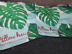 2- 2pk 18 inch Pillow Covers...
