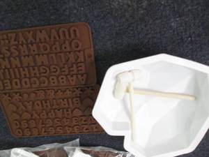 3 pks Silicone Molds...