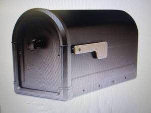Roxbury Post Mount Mailbox Rubbed B...