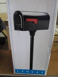 MB1 Post Mount Mailbox and 2 in. In...