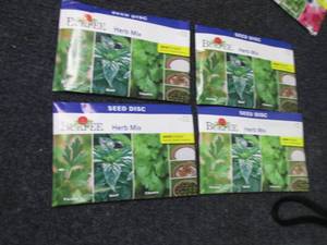 4 pks Burpee Herb Mix Seed Discs...
