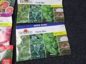 8 pks Assorted Burpee Seeds...