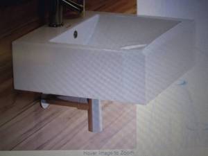 Voltaire 18 in. Square Ceramic Vess...