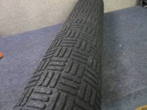 Black 36 in. x 60 in. Recycled Rubb...