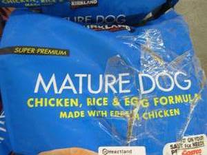 Damaged Bag Kirkland Mature Dog Foo...