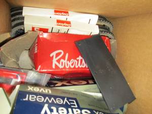 lot 14 image: box of metal fan blades ignitor,saf...