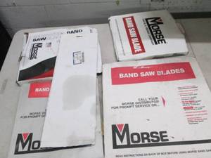lot 16 image: 5 packages of bandsaw blades ...