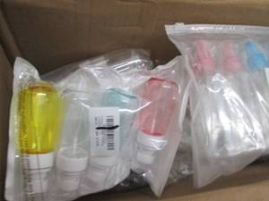 lot 27 image: box full of spray bottles ...