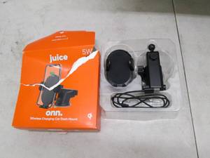 lot 56 image: onn wireless charging car dash moun...