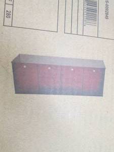 lot 64 image: 4 door cube mahgony ...