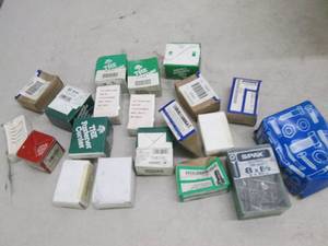lot 104 image: 20 boxes of nuts,bolts,washers and ...