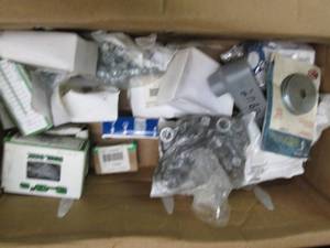 lot 109 image: box of nuts, screws and other misc ...