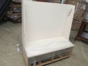 lot 137 image: wood display 51 tallx24 deepx48 wid...