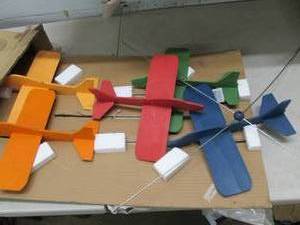 lot 177 image: pottery barn kids hanging plane fix...