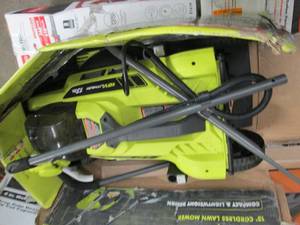 lot 179 image: ryobi 18 volt 13 inch cordless lawn...