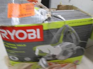 lot 187 image: ryobi 4 inch hand held tile saw pow...