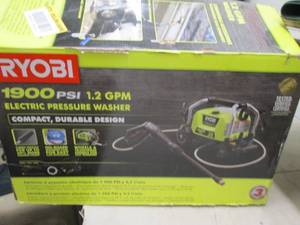 lot 191 image: ryobi 1900 psi electric preassure w...