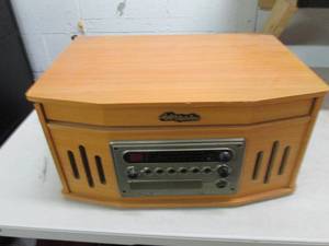 lot 227 image: radio,cd player and record player ...