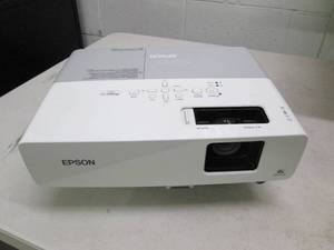 lot 232 image: epson lcd projector no power cord ...