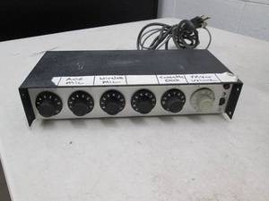 lot 252 image: shure microphone mixer ...