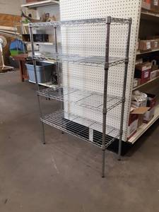 lot 390 image: NSF Wire Shelf - 36 x 14 x 54 High