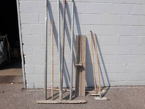 lot 407 image: Concrete Float, Handles and More