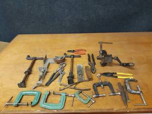 lot 364 image: Large Lot of Clamps and Hand Tools