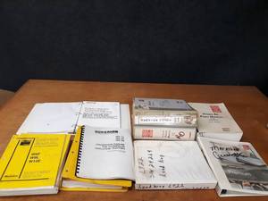lot 469 image: Lot of Service and Parts Manuals - Hydro-Ax, Loadking LT22, Marathon Generator, Allied Winch and More