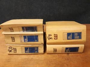 lot 470 image: Caterpillar Service and Parts Manuals - 345B Excavator, Power Shift Transmissions, 578 Pipelayer, 571G & 572G Pipelayer, 330 Excavators