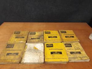lot 358 image: Lot of (8) Vintage Caterpillar Service Manuals - D7 - D8 - D9 - DW21