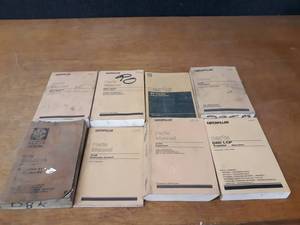 lot 498 image: Caterpillar Parts Manuals - D6D Tractor, 572G Pipelayer, 183B Hydraulic Control, 235B Excavator, D5 - D8K Tractors, 583 Pipelayer