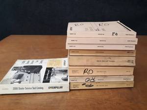 lot 500 image: Caterpillar Parts Manuals - 583K Pipelayer, 572G Pipelayer, D6H Tractors, 950G Wheel Loader, D8R Track Tractor