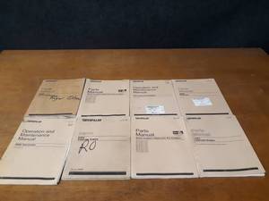 lot 518 image: Caterpillar Parts and Operation Manuals - 594H Pipelayer, D353 & D342 Engines, 345C Excavator, Quick Couplers
