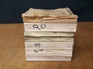 lot 521 image: Caterpillar Parts Manuals - D8N Tractor, 14M Grader, 572G & 583K Pipelayer, D6N, 245B Excavator, 336D Excavator